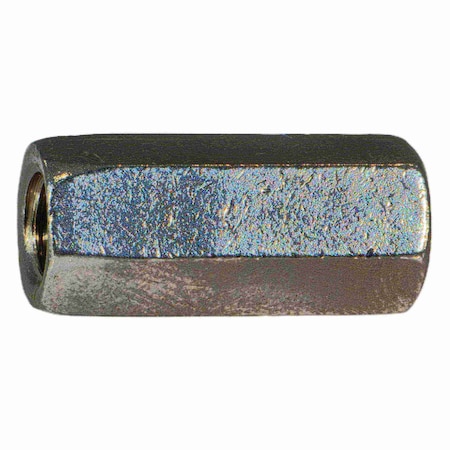 Midwest Fastener Coupling Nut, 1/4"-28, 18-8 Stainless Steel, Not Graded, 7/8 in Lg, 5 PK 931202